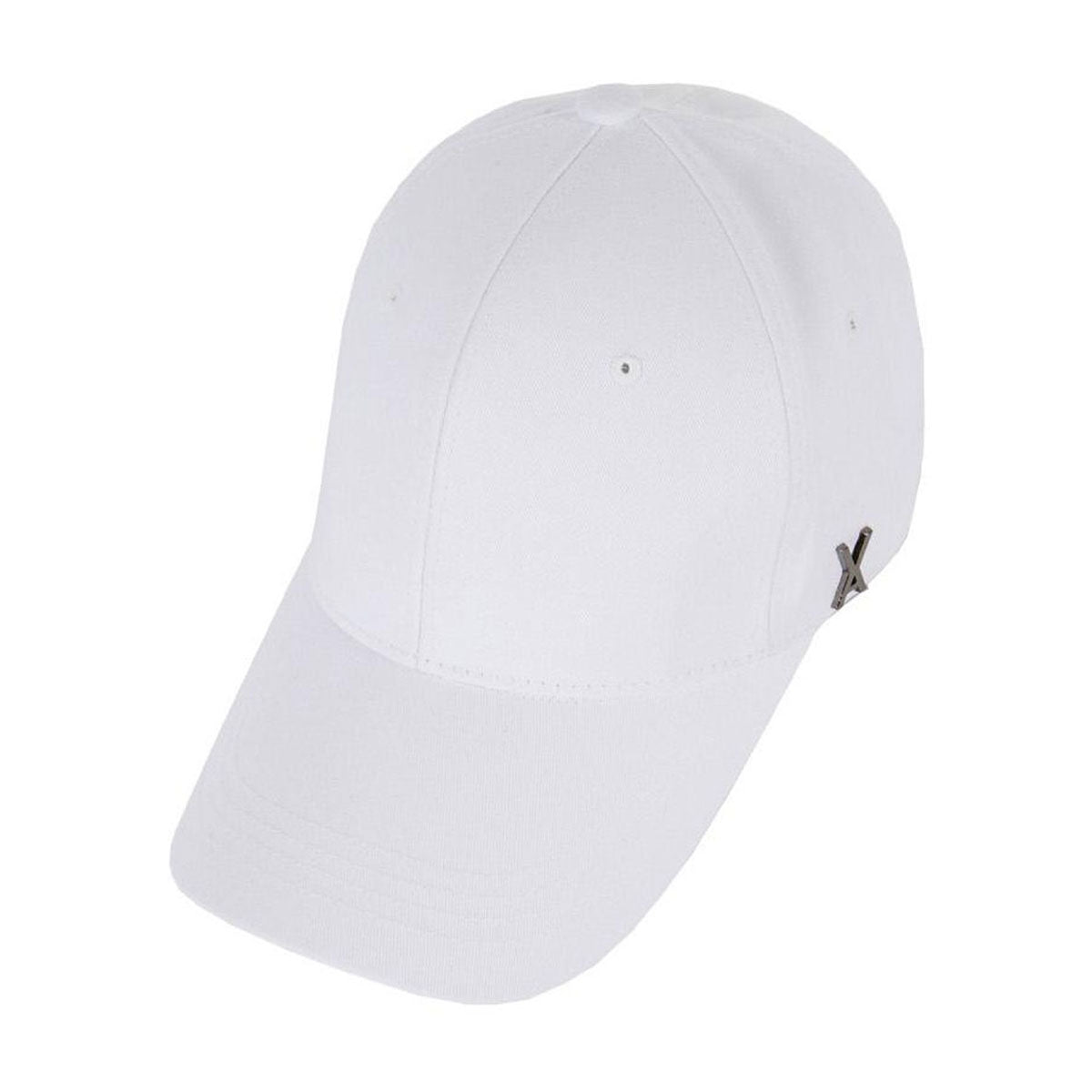 VARZAR - STUD LOGO OVER FIT BALL CAP WHITE【VZR4-0004】