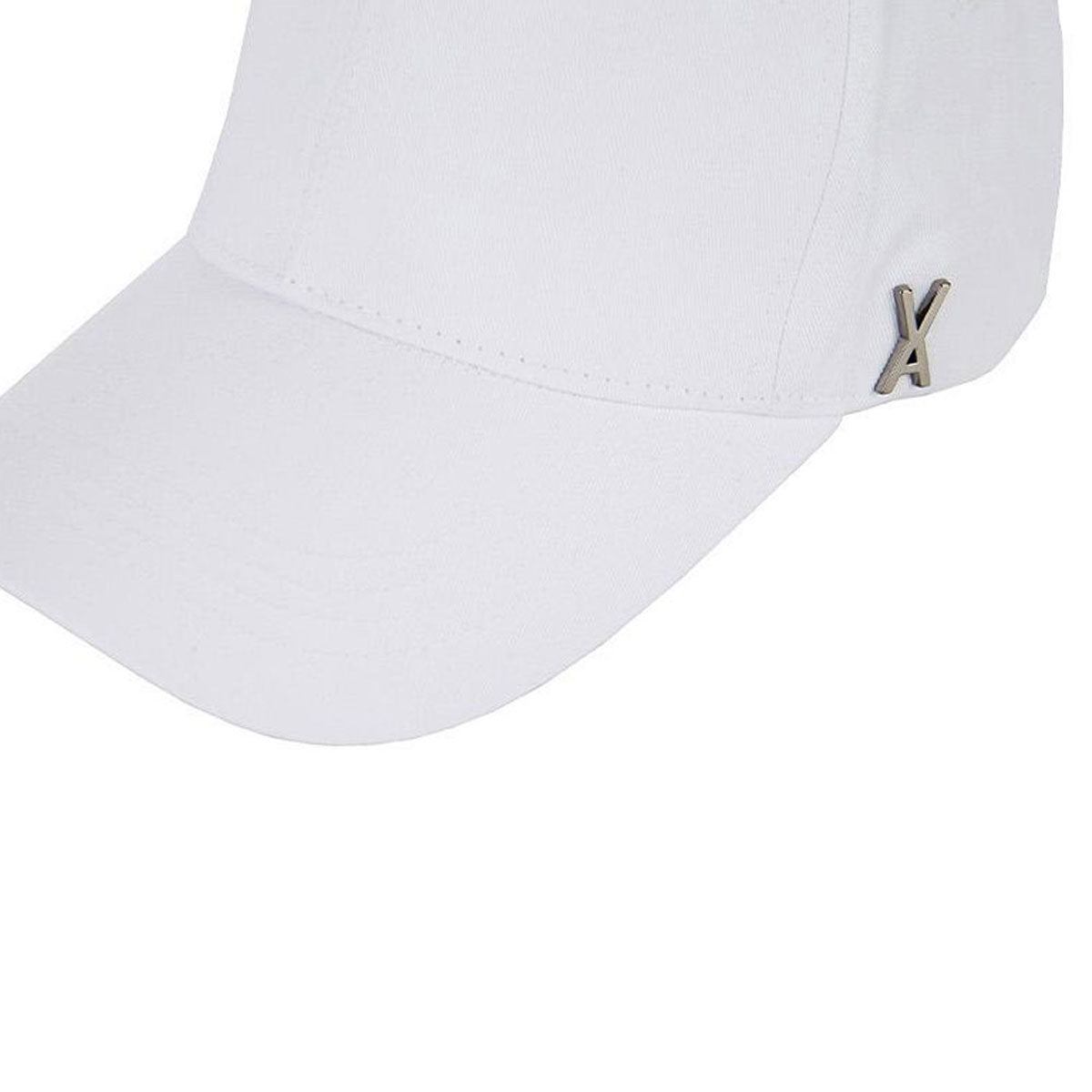 VARZAR - STUD LOGO OVER FIT BALL CAP WHITE [VZR4-0004]