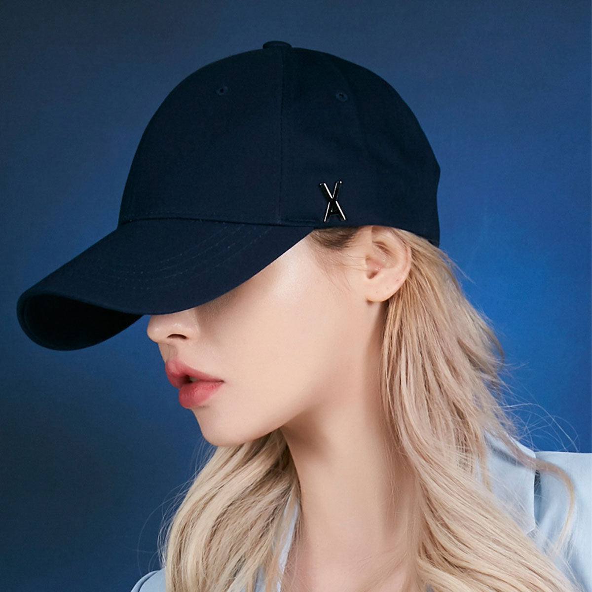 VARZAR - STUD LOGO OVER FIT BALL CAP NAVY [VZR4-0004] – HOMEGAME TOKYO