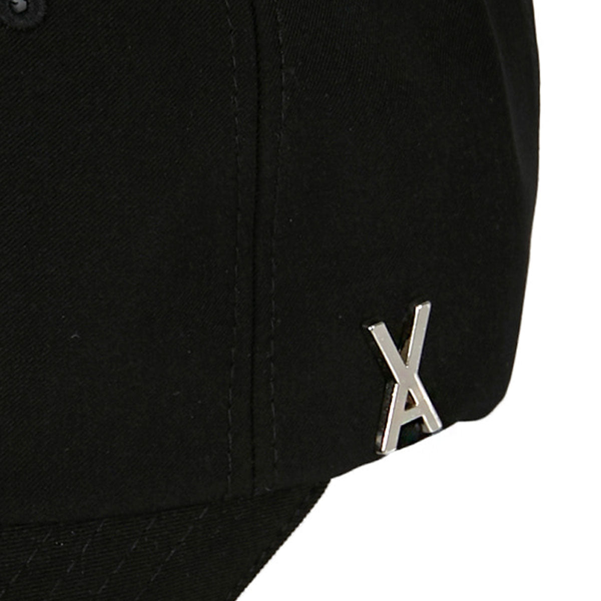 VARZAR - SILVER STUD OVER FIT BALL CAP BLACK [VZR4-0006]