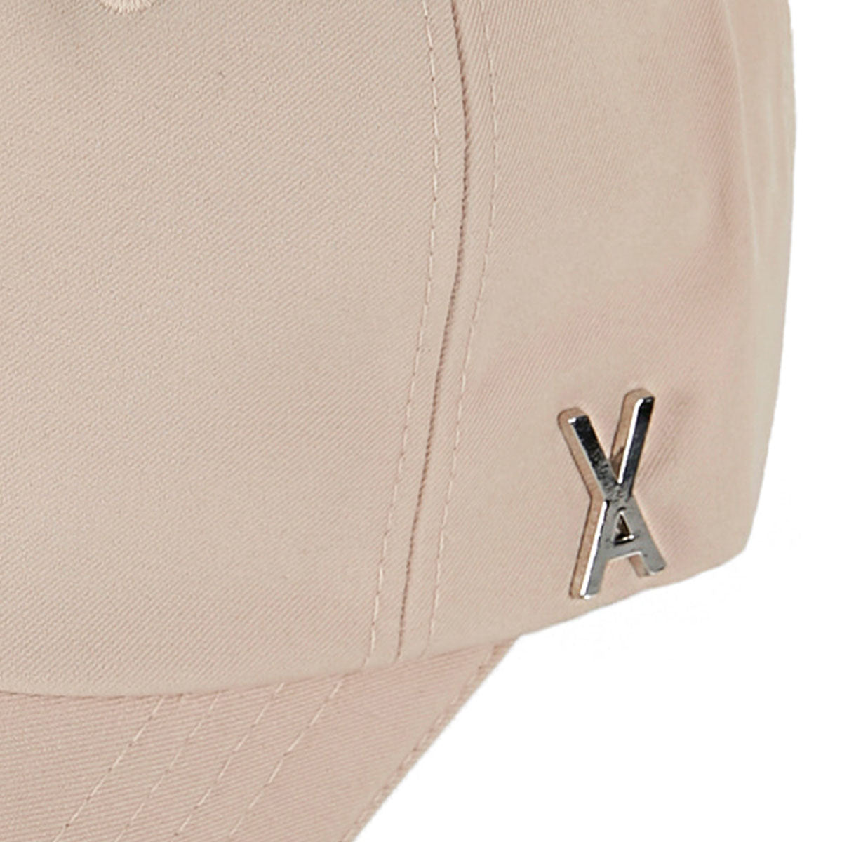 VARZAR - SILVER STUD OVER FIT BALL CAP BEIGE [VZR4-0006]