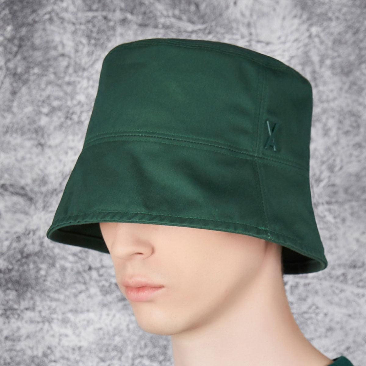 VARZAR - STUD DROP OVER FIT BUCKET HAT GREEN [VZR4-0009]