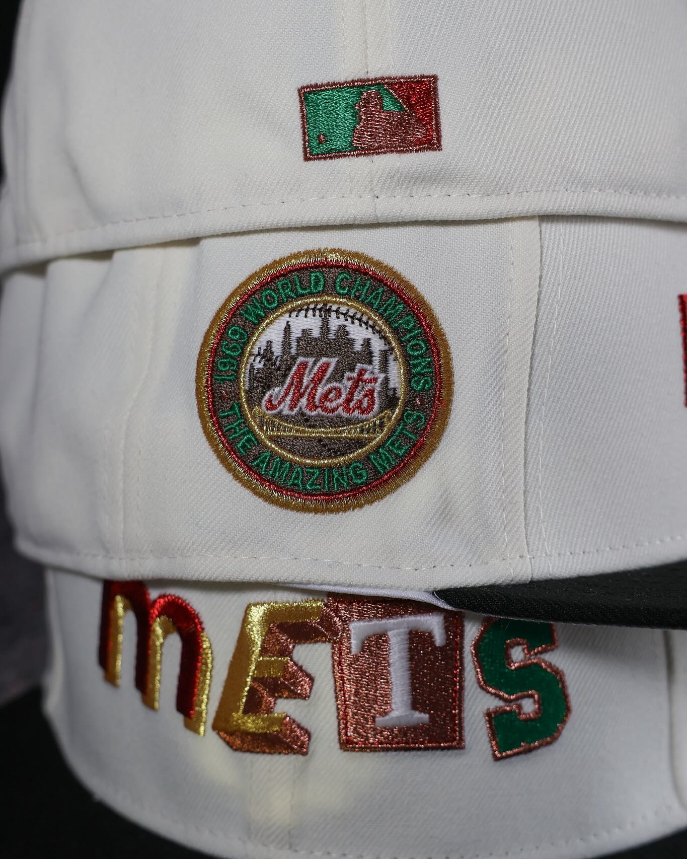 NEW ERA New York Mets - 59FIFTY 1969 World Champions Chrome White/Walnut