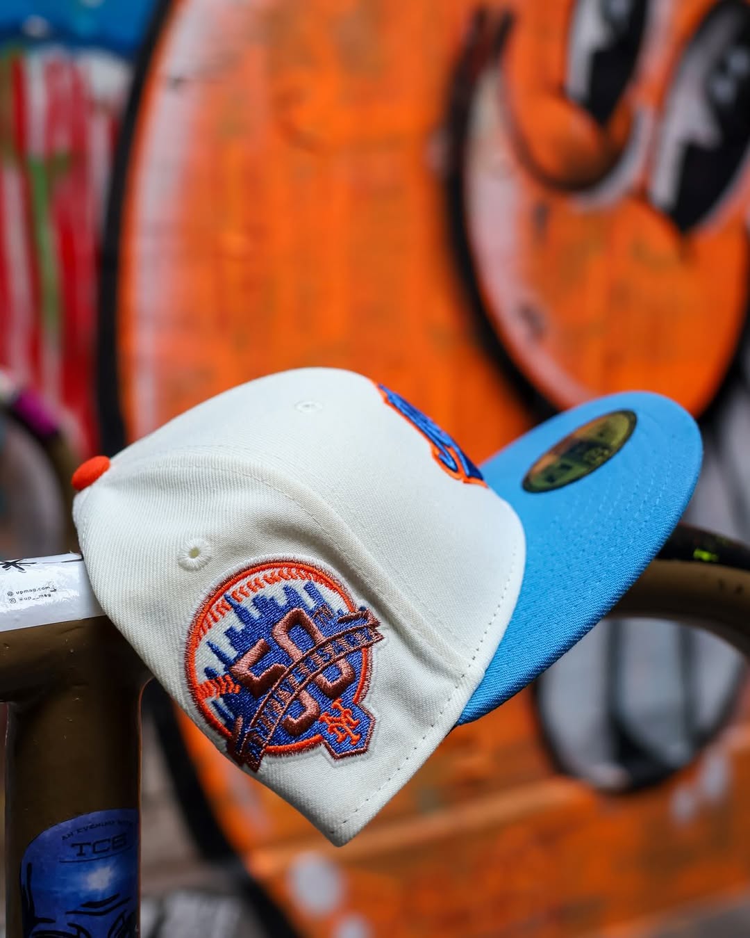 NEW ERA - 59FIFTY New York Mets 50th Anniversary WHITE/LIGHT BLUE