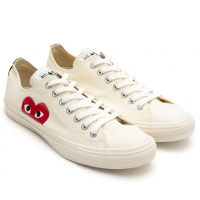 PLAY CONVERS CHUCK TAYLOR WHITE【 AZ-K114-001 】プレイ コムデギャルソン コンバース チェック テイラー ホワイト