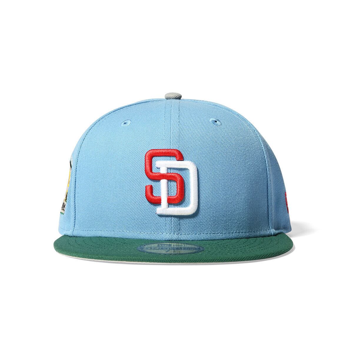 NEW ERA San Diego Padres - 59FIFTY CO STADIUM SKY BLUE/GREEN【70874419】