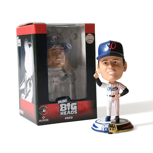【HOMEGAME Exclusive】 FOCO - SHOHEI OHTANI LA DODGERS SMU 4.5 INCH SPLIT UNIFORM MINI BIGHEAD 4.5 INCH LAJP