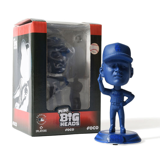 【HOMEGAME Exclusive】 FOCO - SHOHEI OHTANI LA DODGERS SMU 4.5 INCH NIGHT MODE MINI BIGHEAD 4.5 INCH BLUE