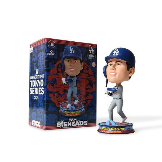 FOCO - Shohei Ohtani LA Dodgers 2025 Toyko Series Away Bighead 9.5 INCH【BHMB25TSBGAJLDSO】