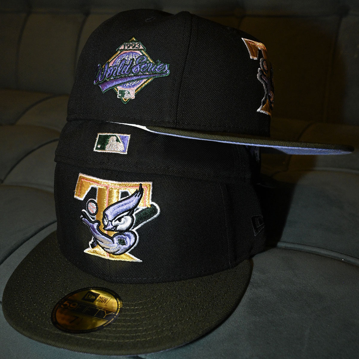 NEW ERA Toronto Blue Jays - 59Fifty 1993 World Series Black/Dark Seaweed