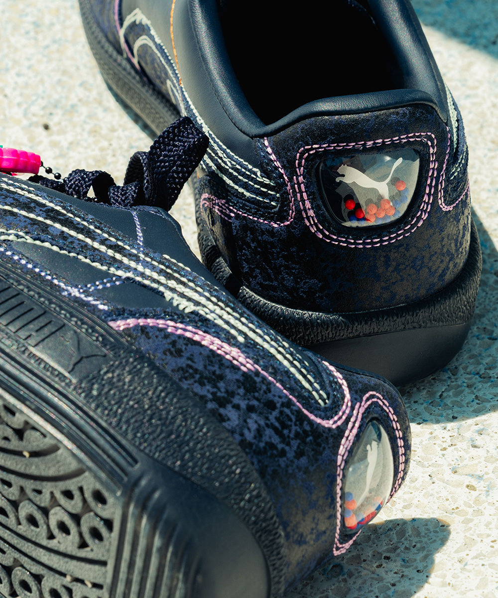 PUMA - PALERMO SQUID GAME PUMA NAVY-BRIGHT MELON【403859-01】