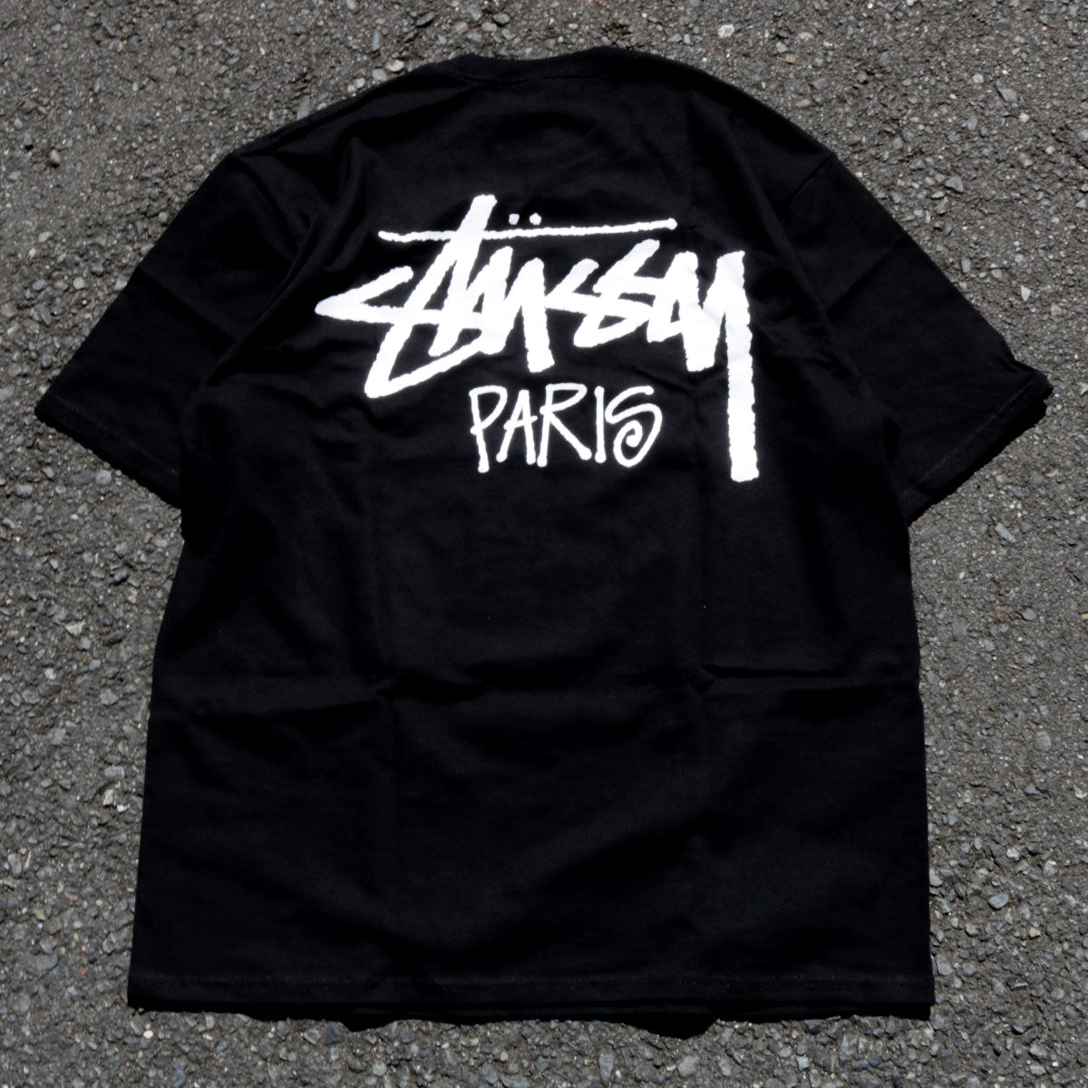 STUSSY - STOCK PARIS TEE "BLACK"