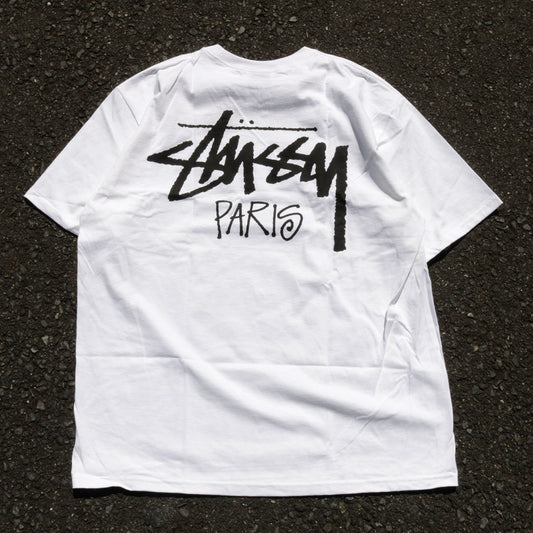 STUSSY - STOCK PARIS TEE "WHITE"