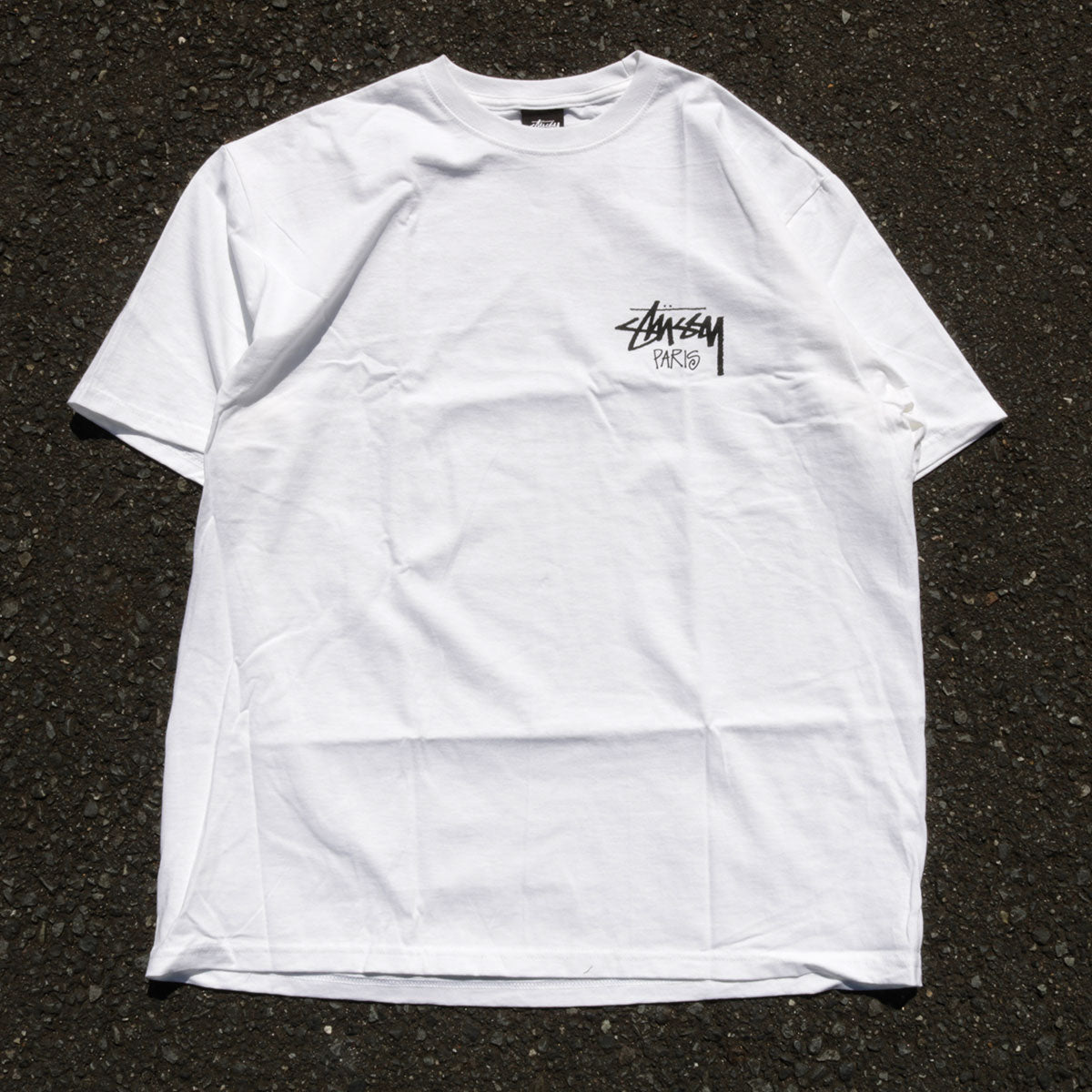 STUSSY - STOCK PARIS TEE "WHITE"