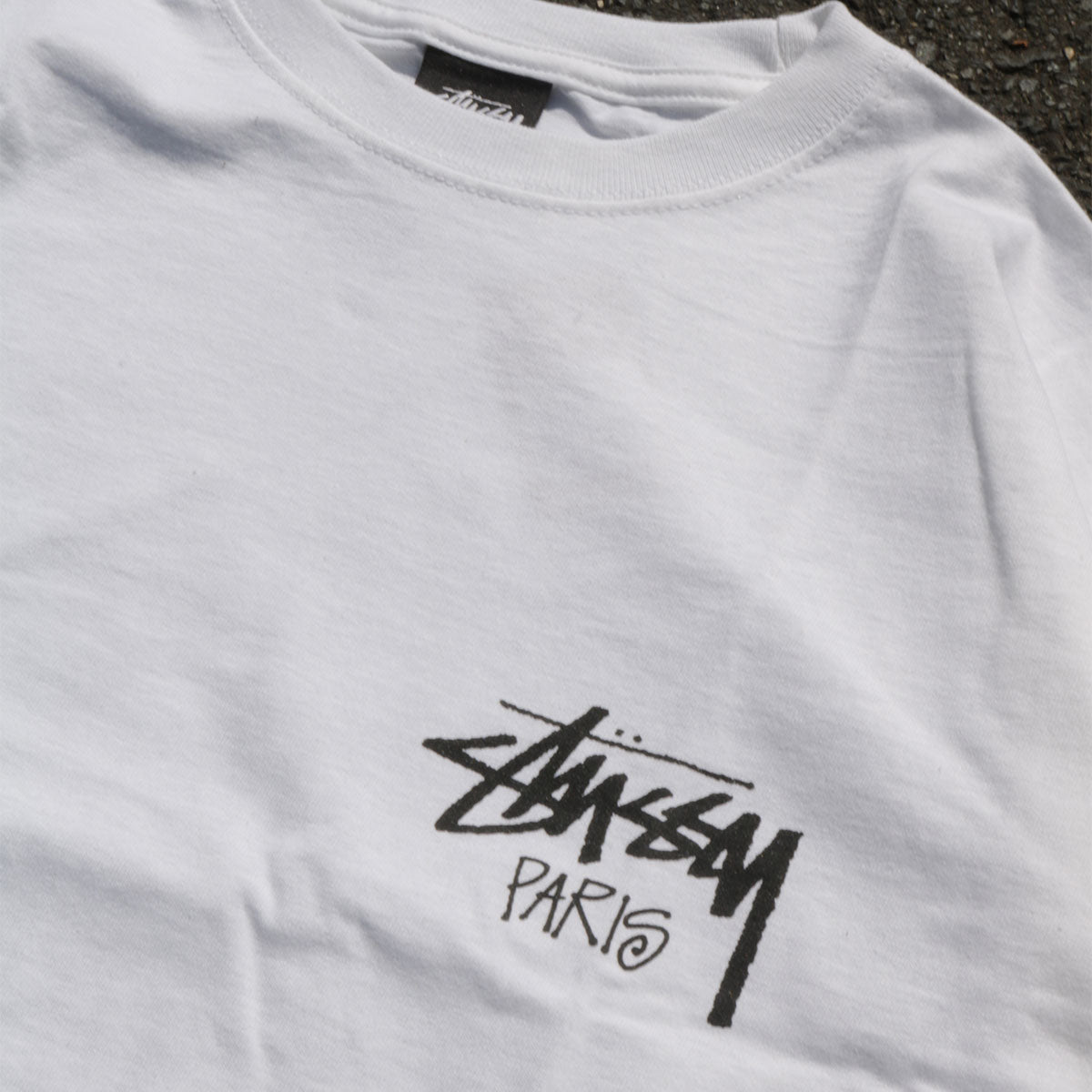 STUSSY - STOCK PARIS TEE "WHITE"