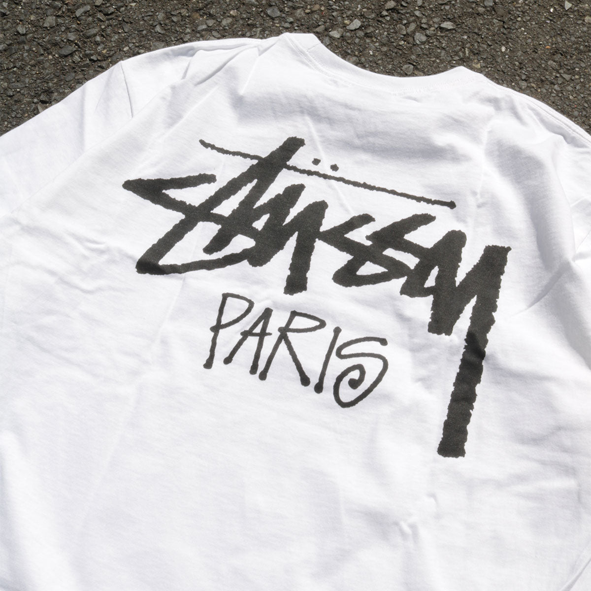 STUSSY - STOCK PARIS TEE "WHITE"