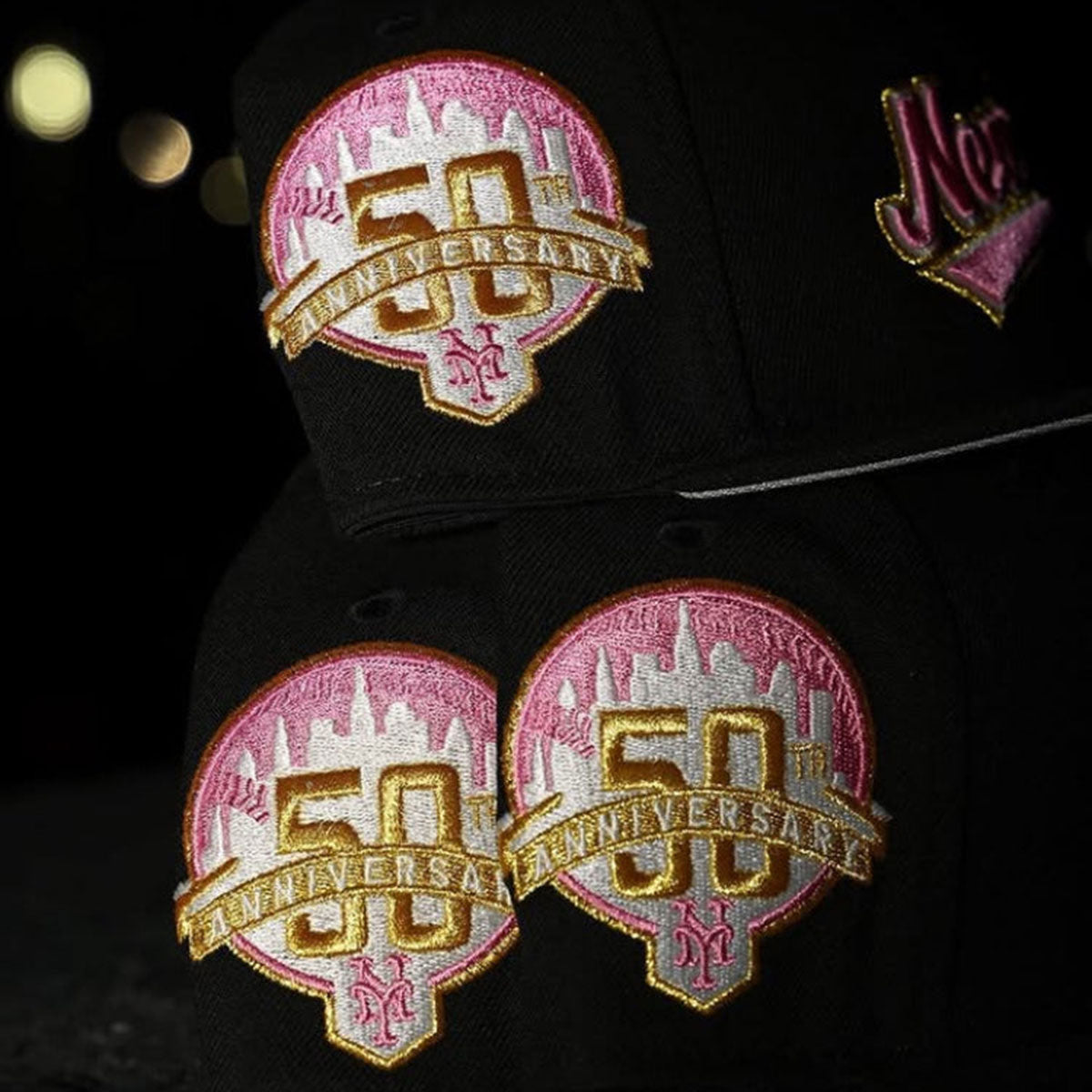 NEW ERA New York Mets - 59FIFTY 50th Anniversary  BLK/PINK