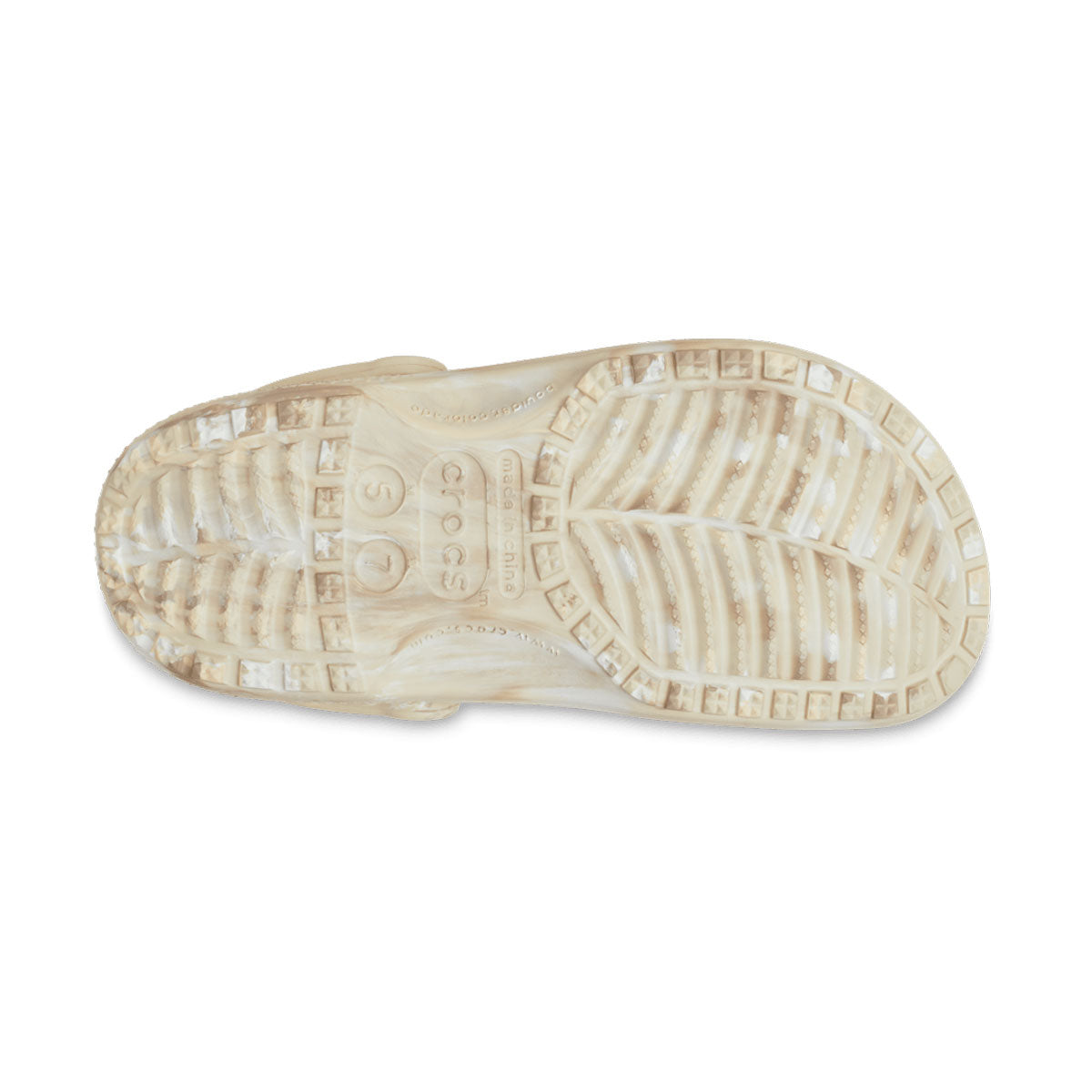crocs - MENS WMNS CLASSIC MARBLE CLOG Bone/Multi【206867-2Y3】