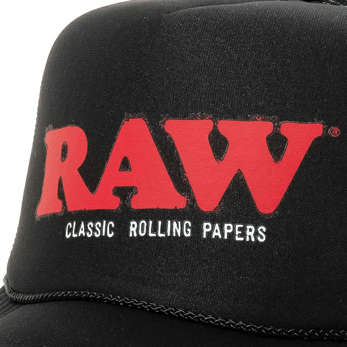 RAW - TRUCKER CAP BLACK