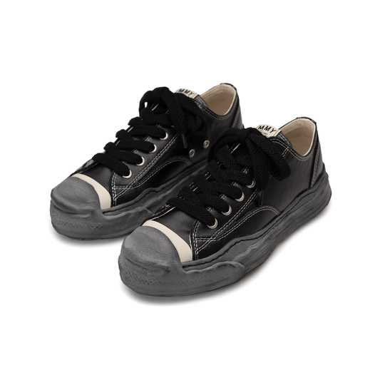 Maison MIHARAYASUHIRO HANK SL COATING LOW "BLACK/BLACK" Maison MIHARAYASUHIRO HANK SL COATING LOW "BLACK/BLACK" [A13FW731]