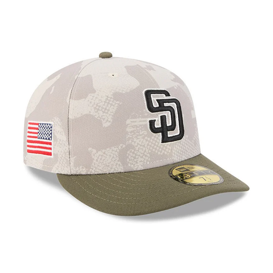 NEW ERA San Diego Padres - 59FIFTY MLB2025  Armed Forces Day STONE【14517061】