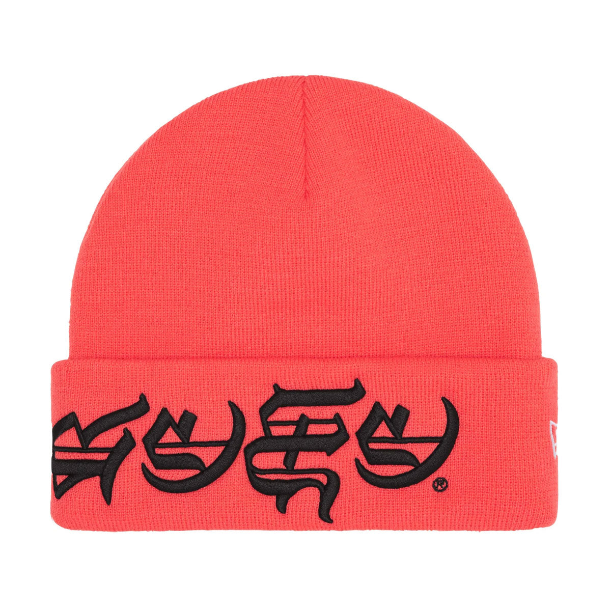 Supreme × New Era - Blackletter Beanie PINK