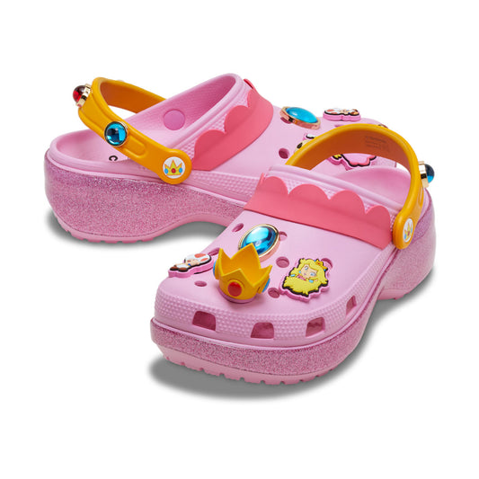 CROCS - SUPER MARIO Princess Peach Classic Clog Plat Form Multi 【212137-90H】