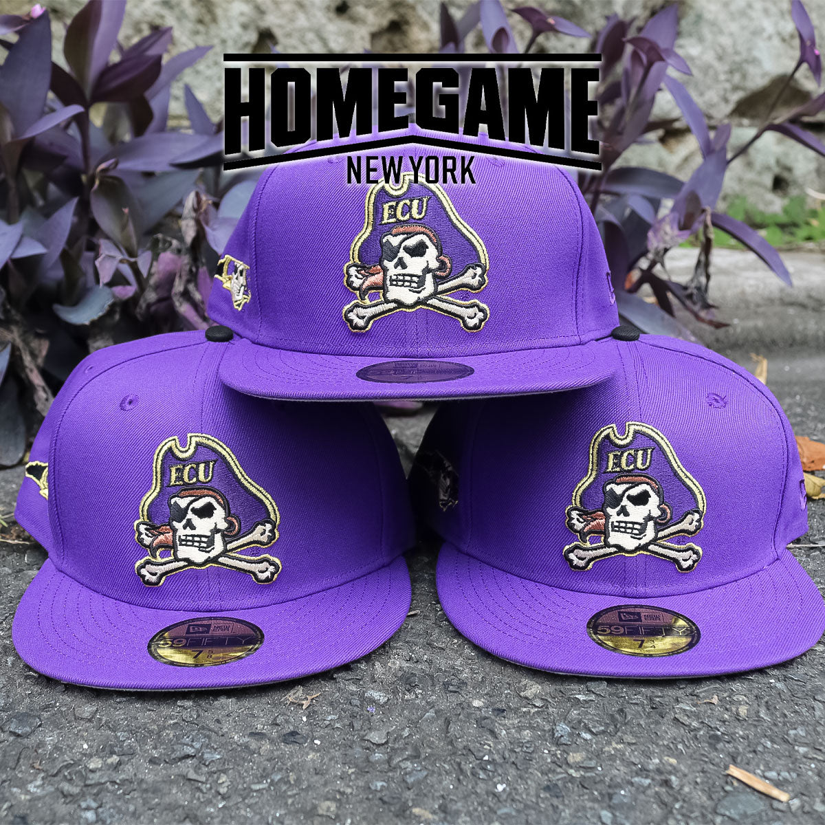 NEW ERA East Carolina Pirates - 59Fifty State Of Mind Purple
