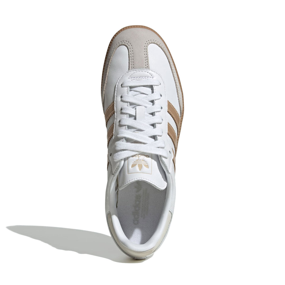adidas - WMNS SAMBA OG  Cloud White/Wonder Gold Met/Grey One 【IH9127】
