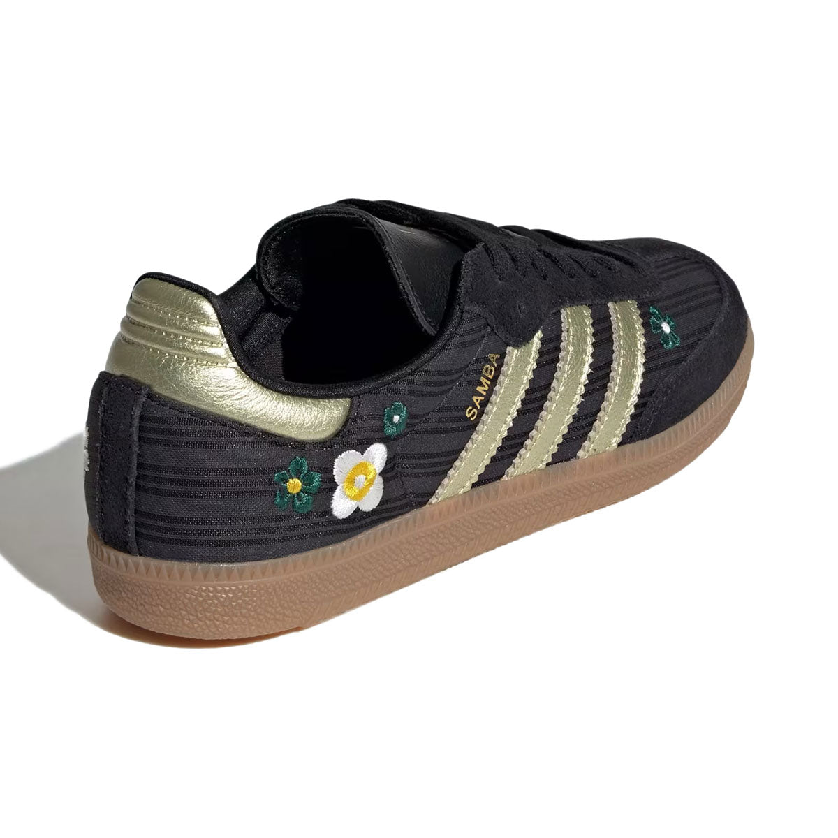 adidas - SAMBA OG W Core Black/Gold Metallic/Gum 【IH1331】
