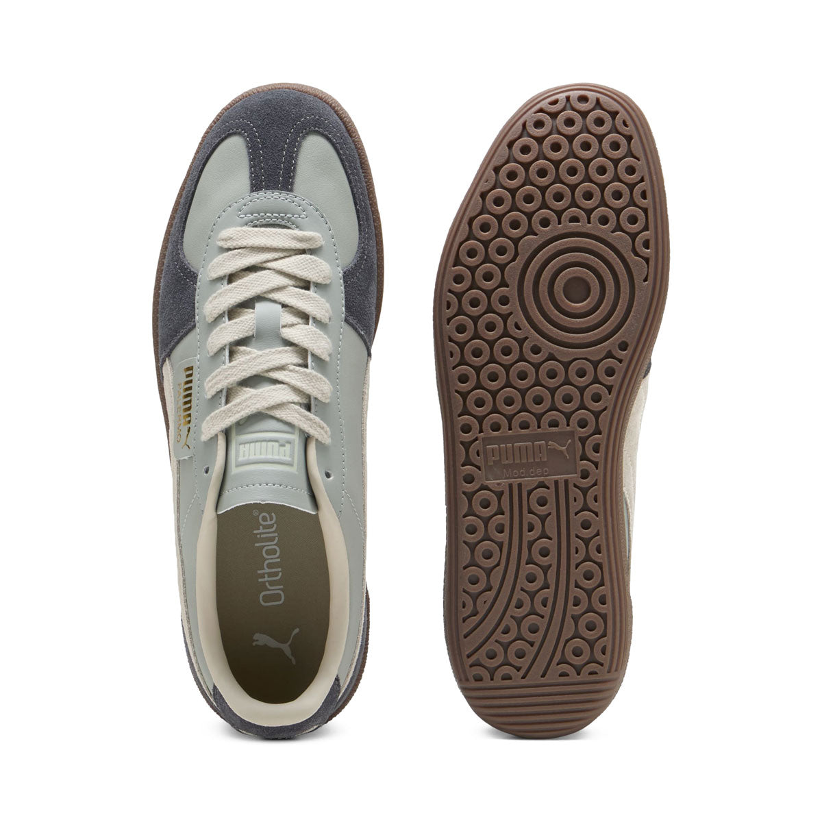 PUMA - PALERMO LTH SMOKEY GRAY/DESERT DUST 【396464-23】