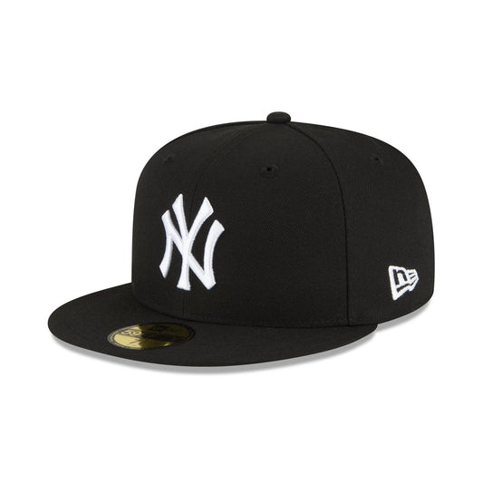 NEW ERA - New York Yankees Black and White Basic 59FIFTY Fitted 【11591127】