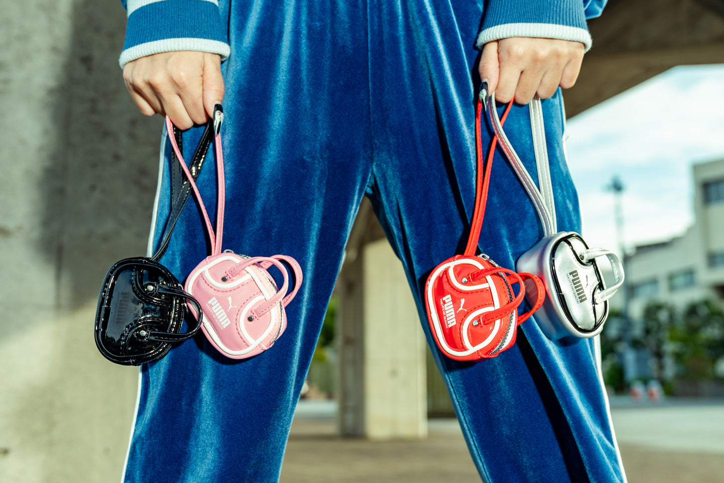 PUMA - 1976 GRIP BAG KEYCHAIN RED 【092598-03】