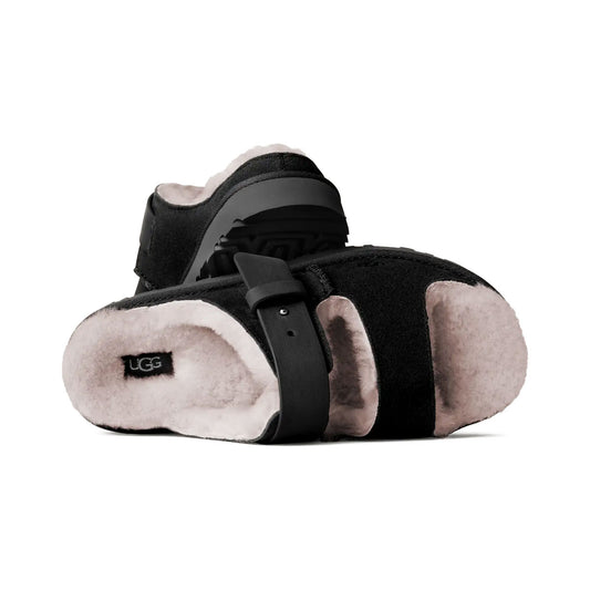 UGG - WMNS GREENPORT STRAP SLIDE 【1167611-BLK】