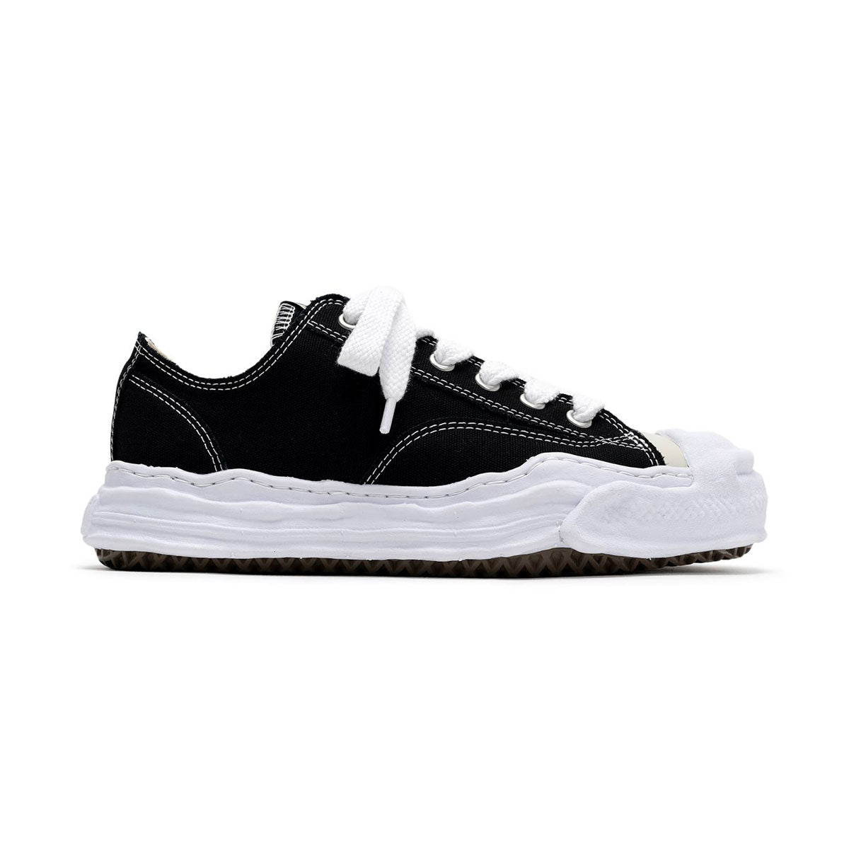 Maison MIHARA YASUHIRO -  "HANK" OG Sole Canvas Low-top Sneaker BLACK 【A05FW702】