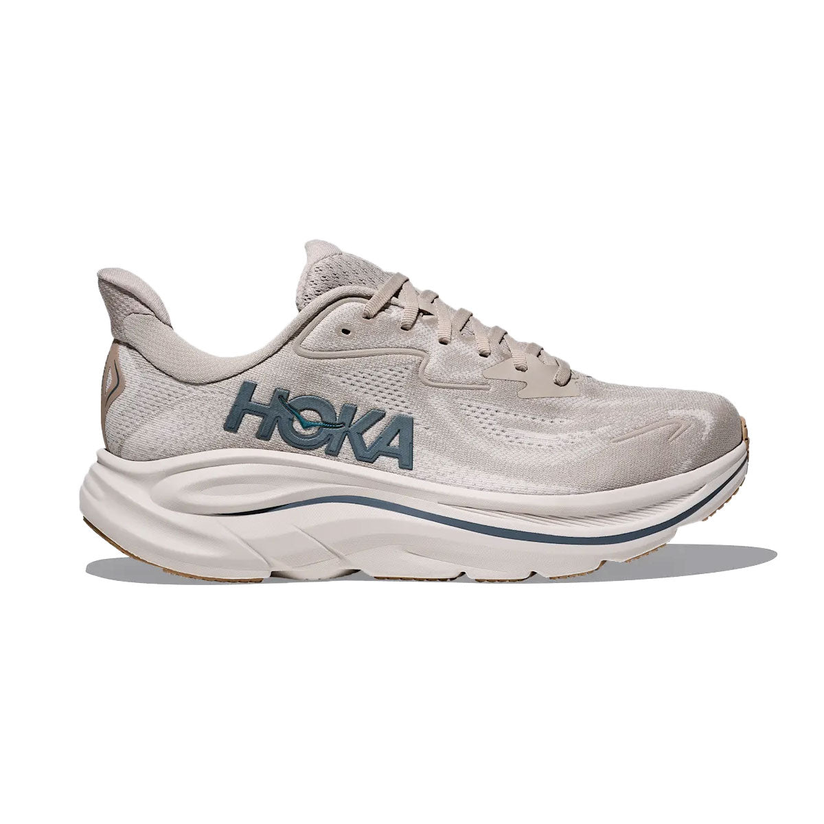HOKA - CLIFTON 10 WIDE PATTY/GROUT【1162032-PTYG-MG】