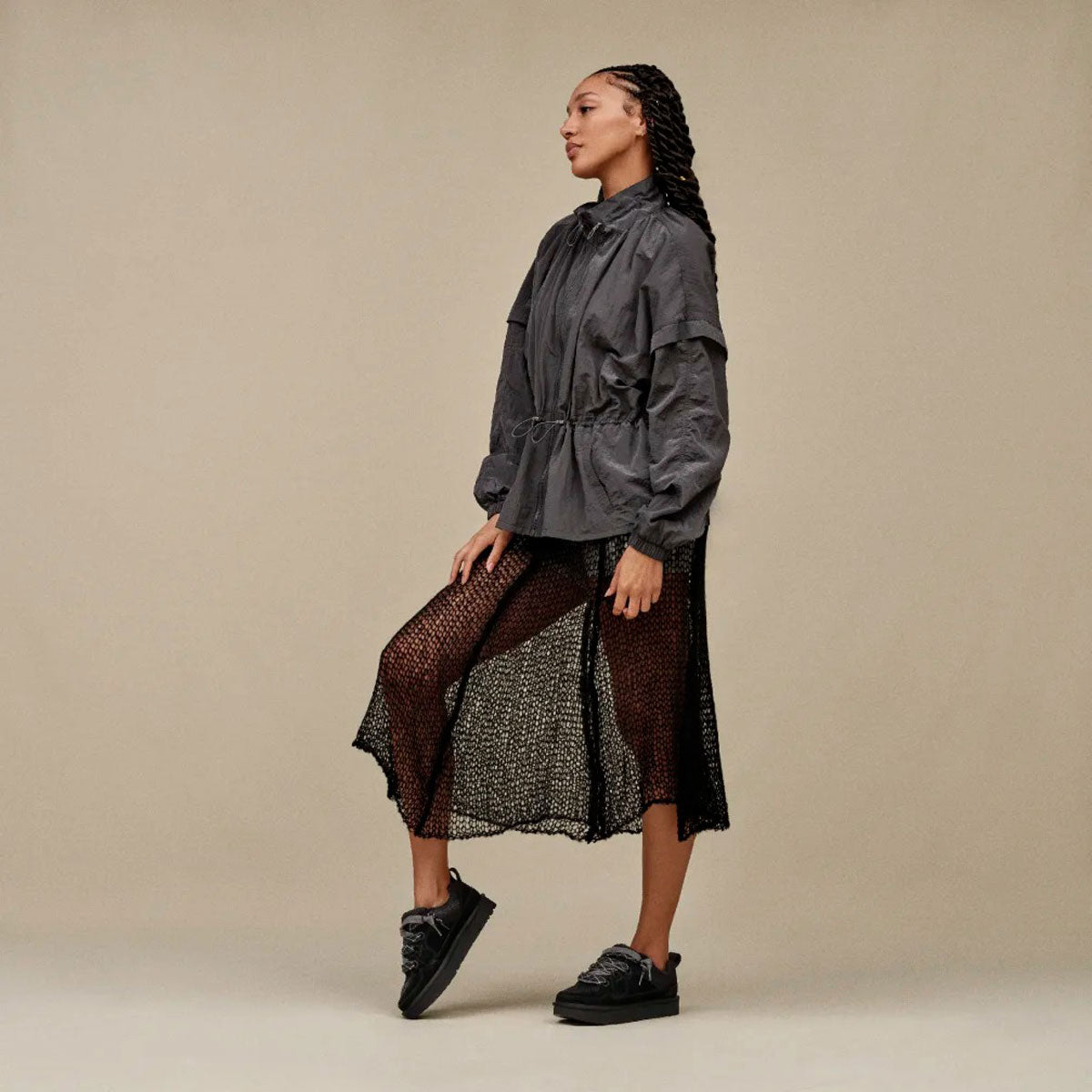 UGG - WMNS LO LOWMEL BLACK 【1168890-BLK】