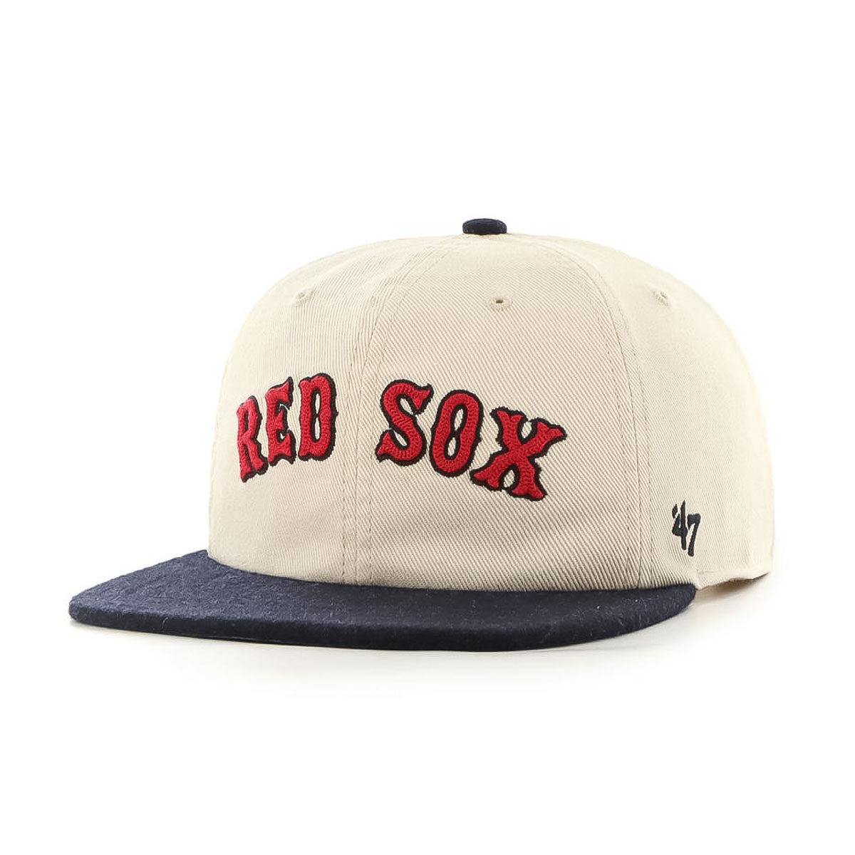 ’47 BRAND Boston Red Sox -  FILEDSTONE CAPTAIN RL SAND STONE/NAVY【FLDST02HTP】