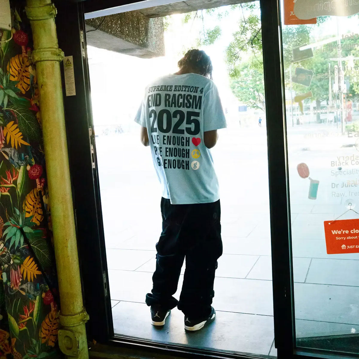 Supreme - GOODENOUGH End Racism Tee SKYBLUE