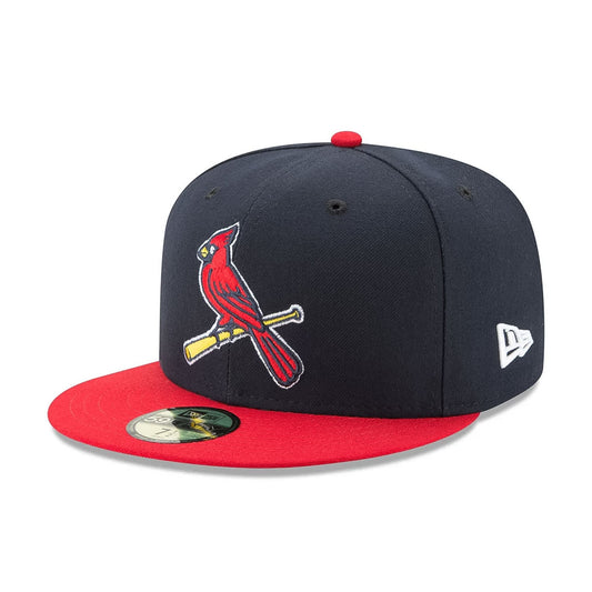 NEW ERA St. Louis Cardinals - 59FIFTY ACPERF ON-FIELD ALTERNATE NAVY/RED【14524847】