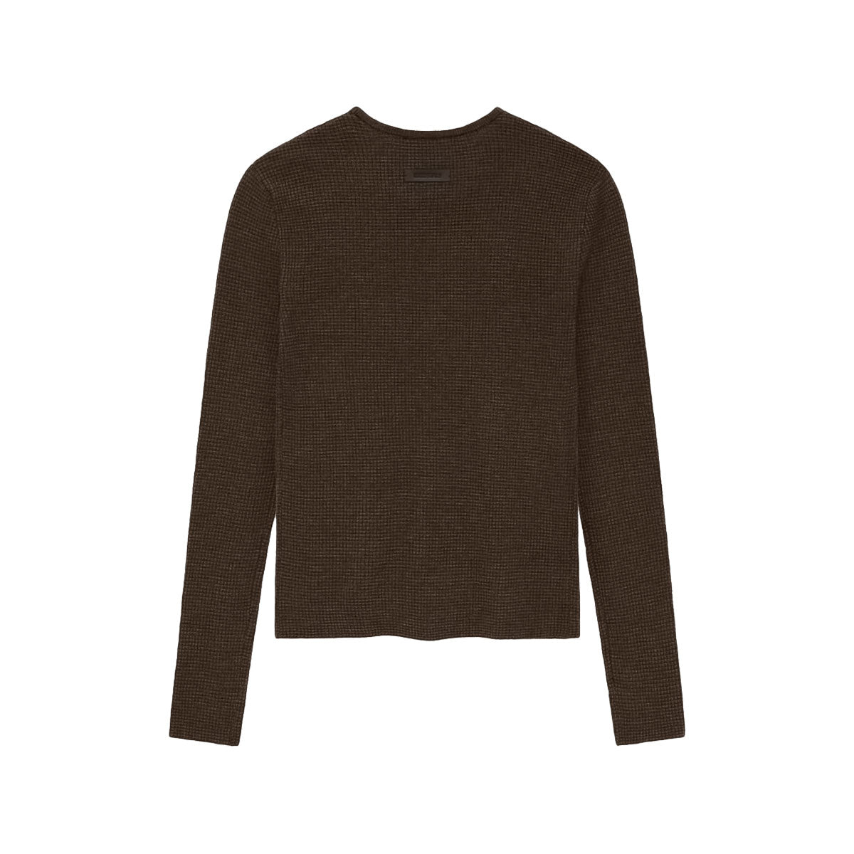 Fear of God ESSENTIALS - WAFFLED LONG SLEEVE SWEATHER BROWN 【192HO247245FW】