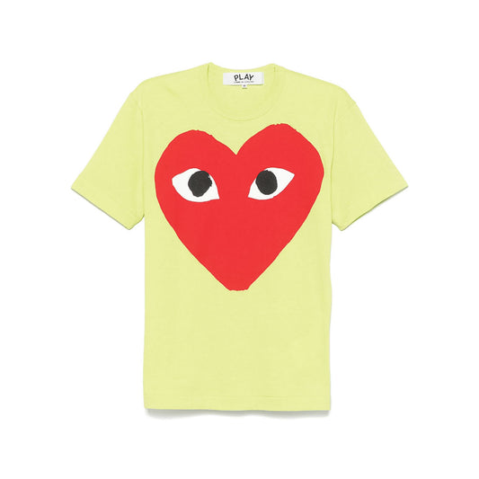 PLAY CDG BRIGHT HEART LOGO T-SHIRT "GREEN" プレイ コム デ ギャルソン ブライト ハート ロゴ Tシャツ "グリーン"【AX-T274-051】