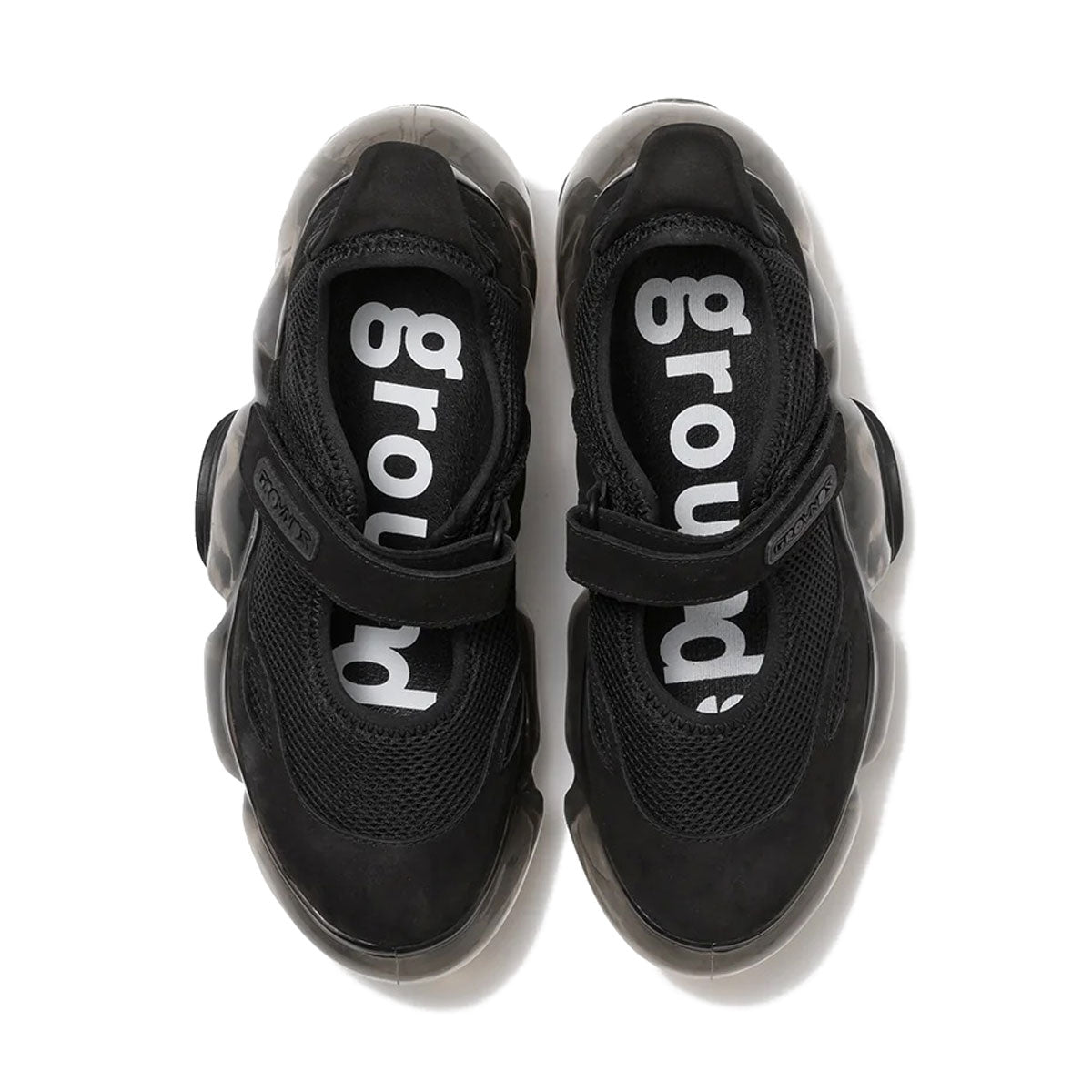 grounds - MOOPIE MARY JANE BLACK/TP-BLACK 【385】