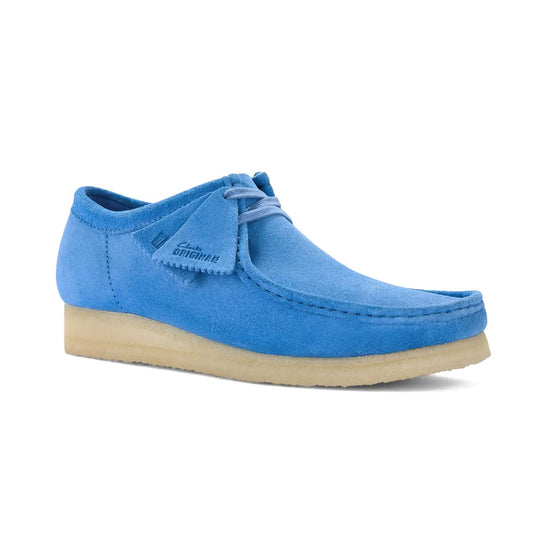 Clarks - Wallabee Blue Suede 【26183800】