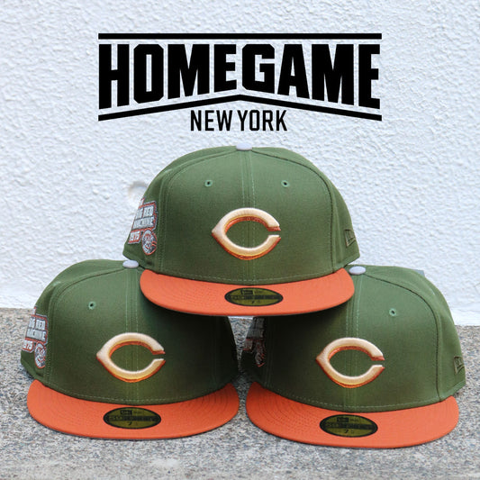 NEW ERA Cincinnati Reds - 59Fifty The Big Red Machine 1975 Olive/Orange