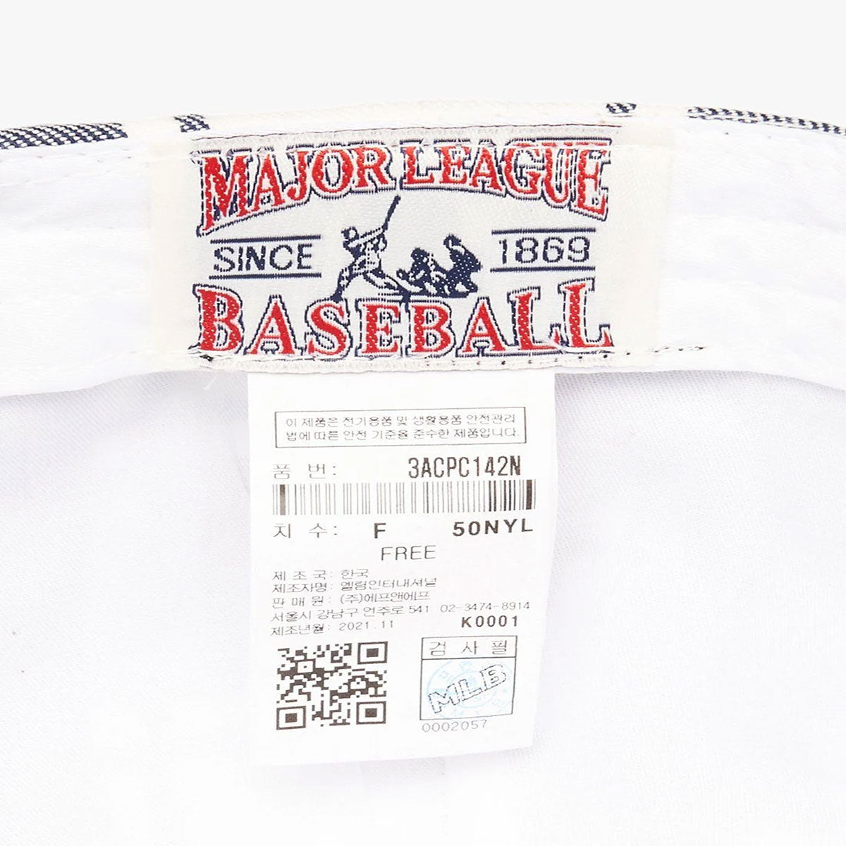 MLB - CHECK UNSTRUCTURE BALL CAP 50NYL【3ACPC142N】