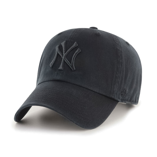 ’47 BRAND New York Yankees - CLEAN UP BLACK 【14751170 47A B-RGW17GWSNL-BKF】