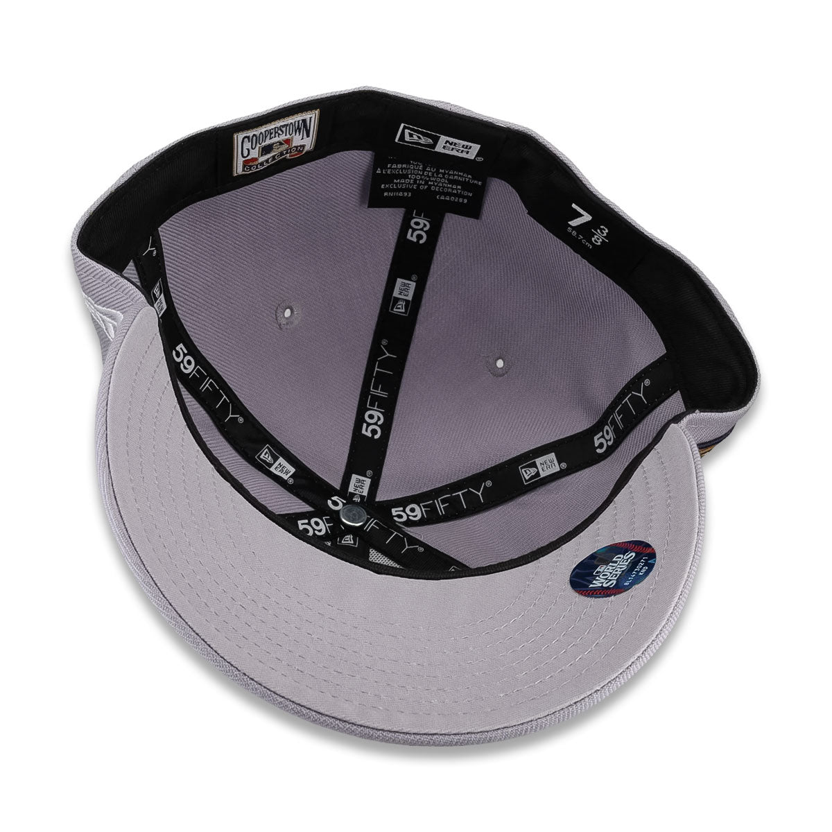 NEW ERA - 59Fifty New York Yankees 2024 World Series Hat Logo Gray  【14668364】