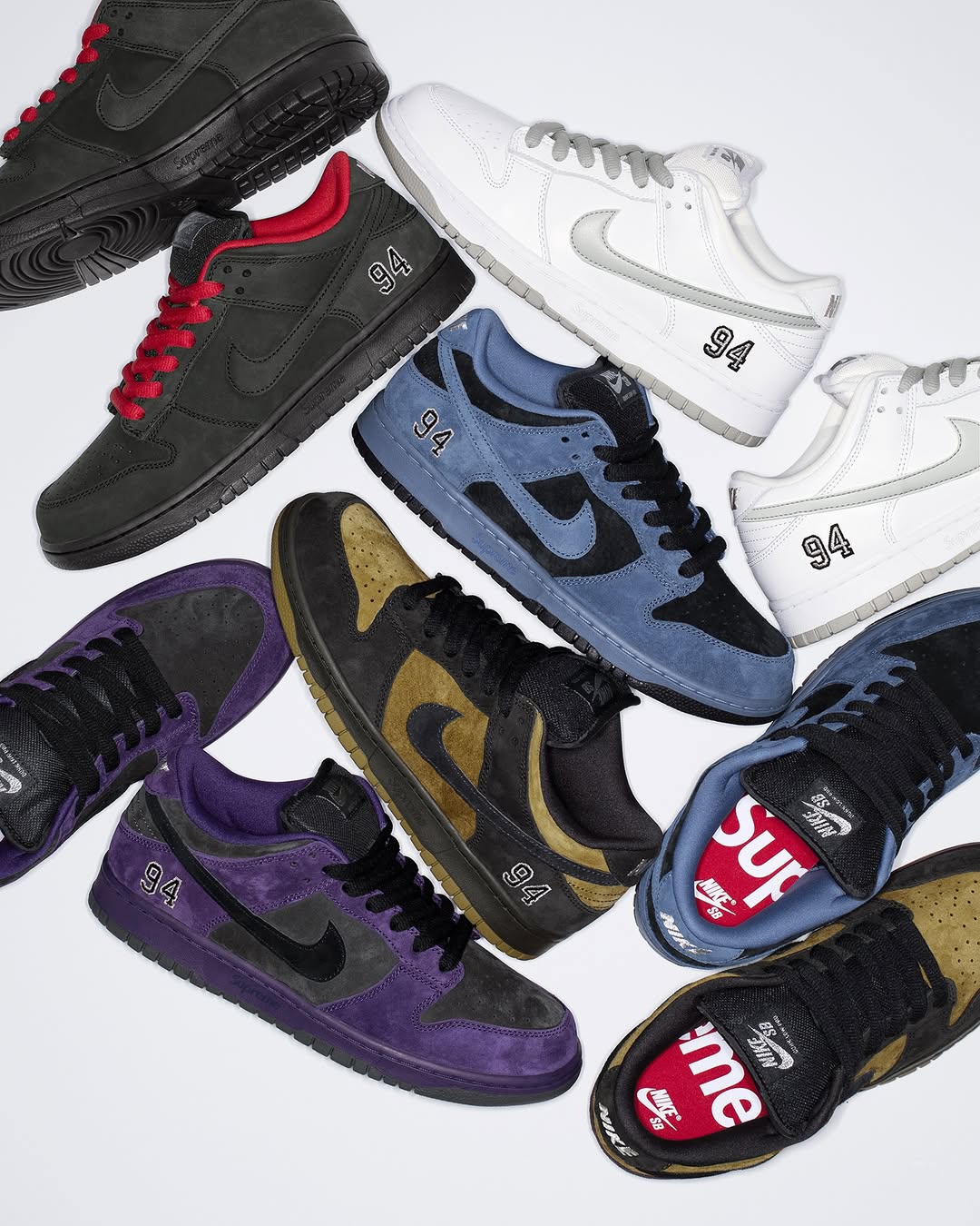 NIKE SB × Supreme - DUNK LOW OG QS BLACK【HQ8487-001】
