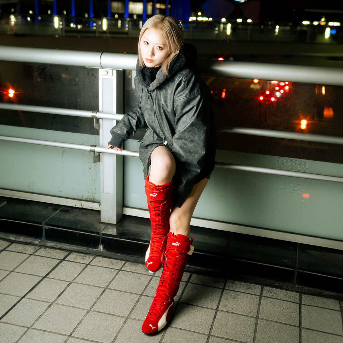 PUMA - WMNS SPEEDCAT BOOT FOR ALL TIME RED/FROSTED IVORY 【403770-02】